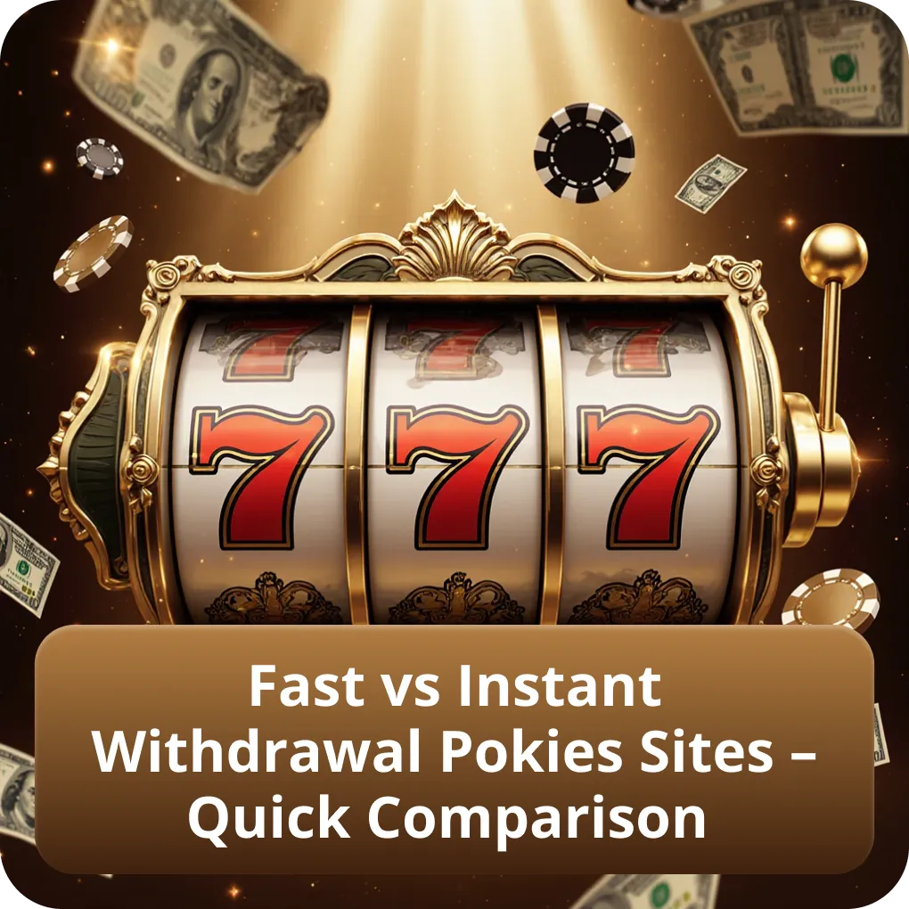 Fast vs Instant Withdrawal Pokies Sites – Quick Comparison