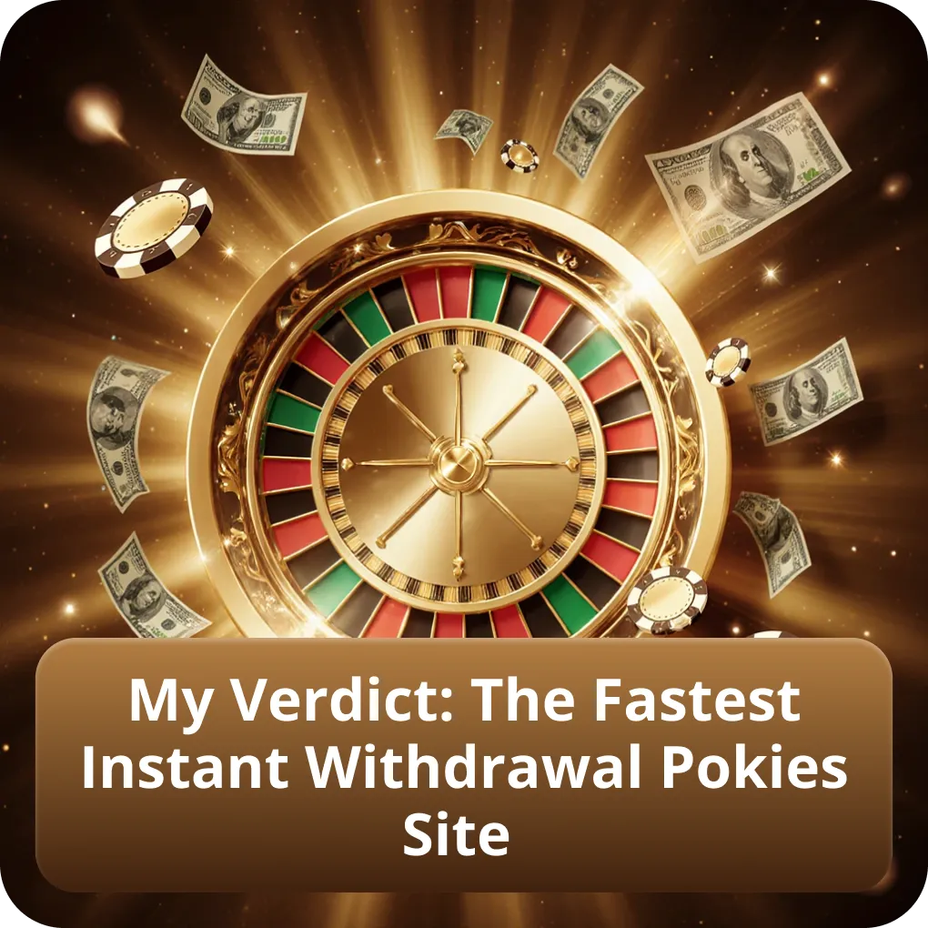 My Verdict: The Fastest Instant Withdrawal Pokies Site