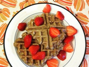 Pumpkin Spiced Gluten-Free Waffles